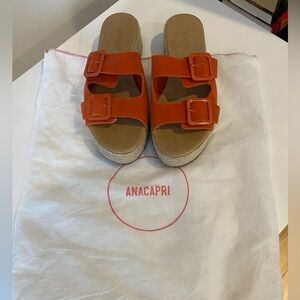 Anacapri Platform Buckle Sandals